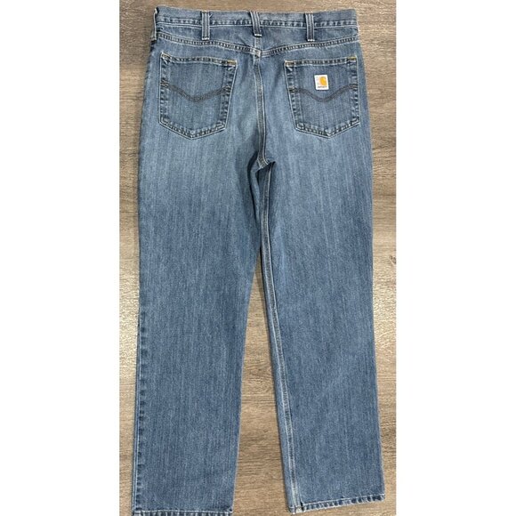 Carhartt Men's Relaxed Jeans - Blue 36x32 - Picture 9 of 9